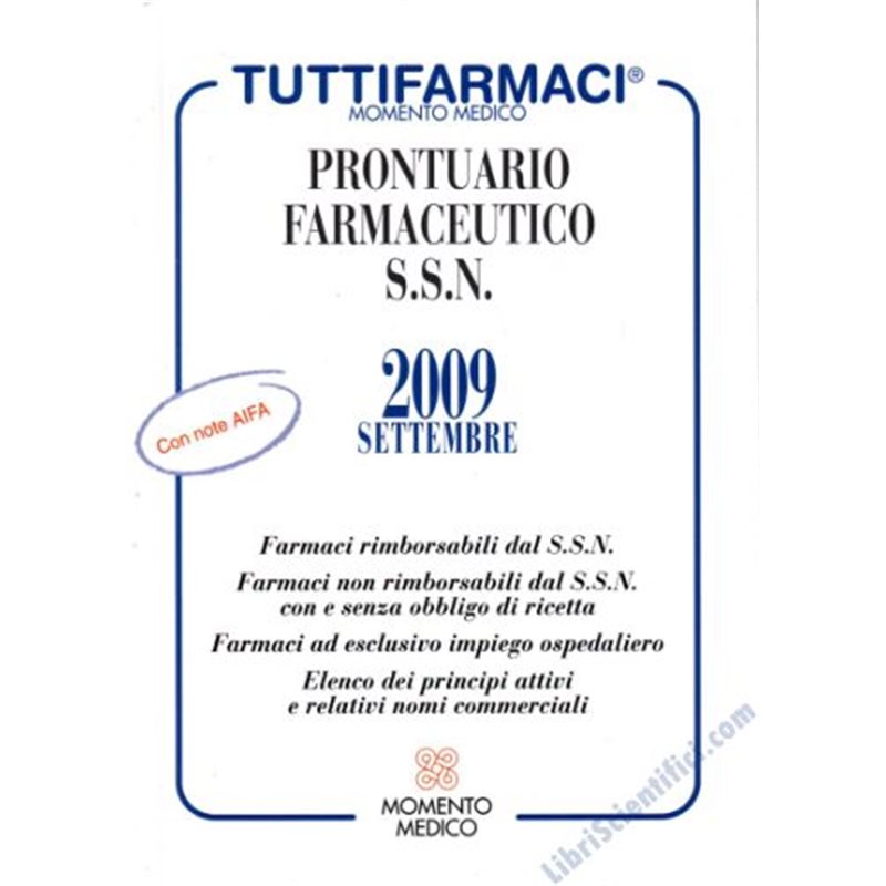 TUTTIFARMACI - Prontuario Farmaceutico S.S.N. 2009 (SETTEMBRE)